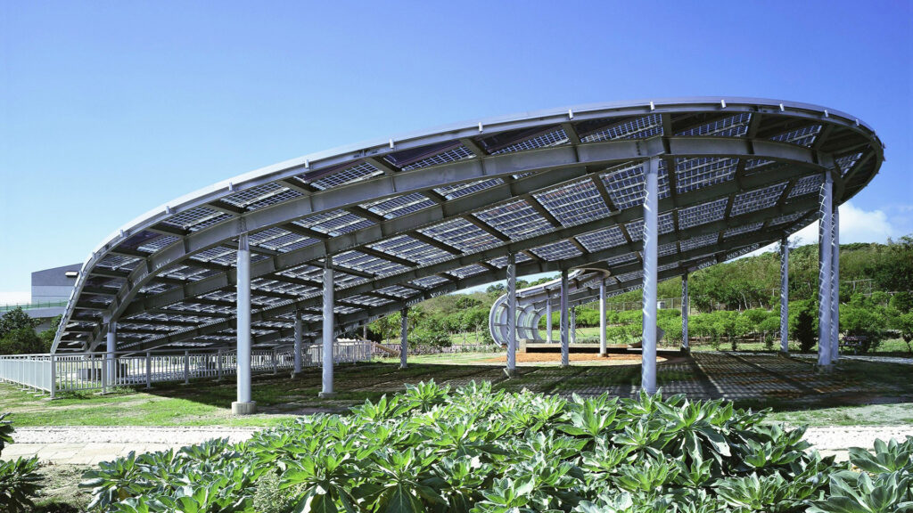 太陽光電系統：晶心花園 — 2